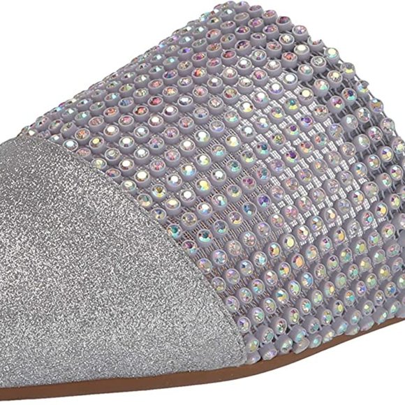 Jewel Badgley Mischka Felina Mules Size 8 NWOT - Picture 6 of 7